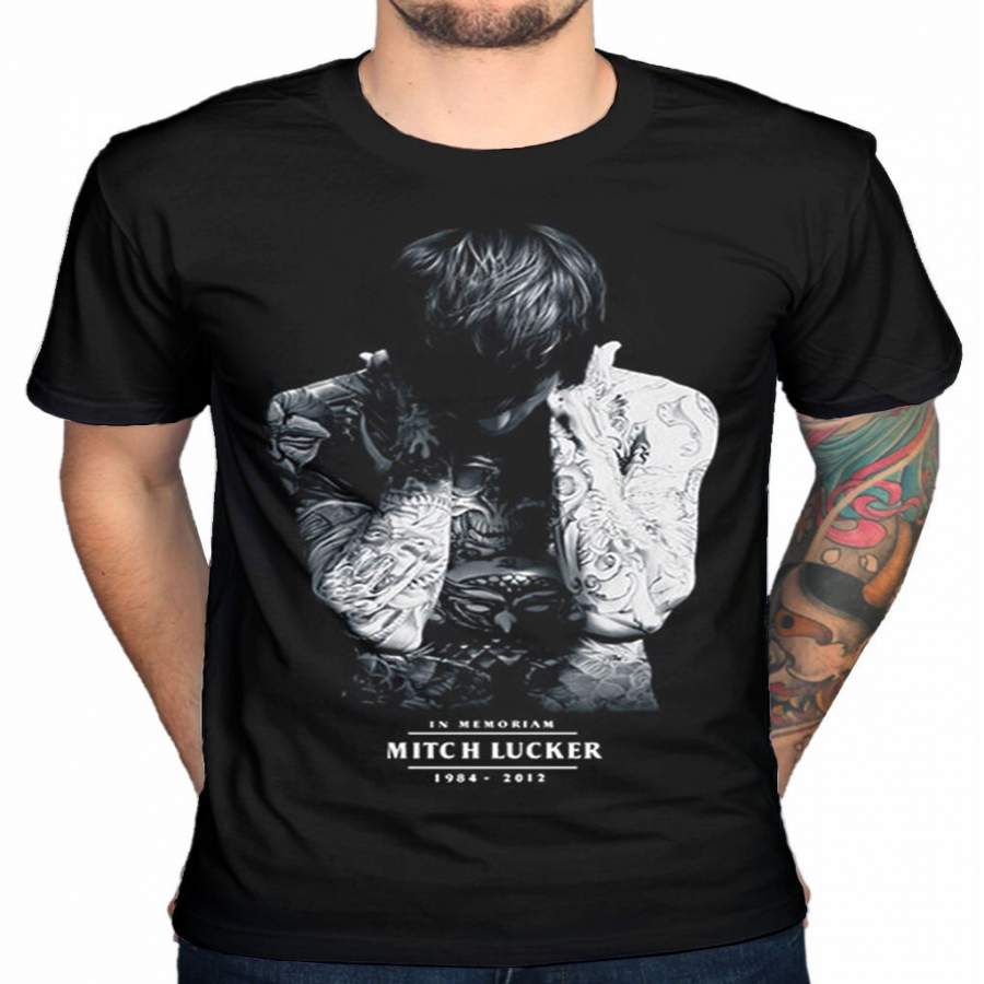 Mitch Lucker Memorial Shirt Memorial Suicide Silence Mens Black Cotton T-Shirt