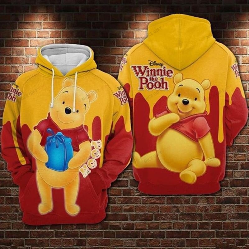 Winnie The Pooh Hoodie 3D 3Ho-K0U6