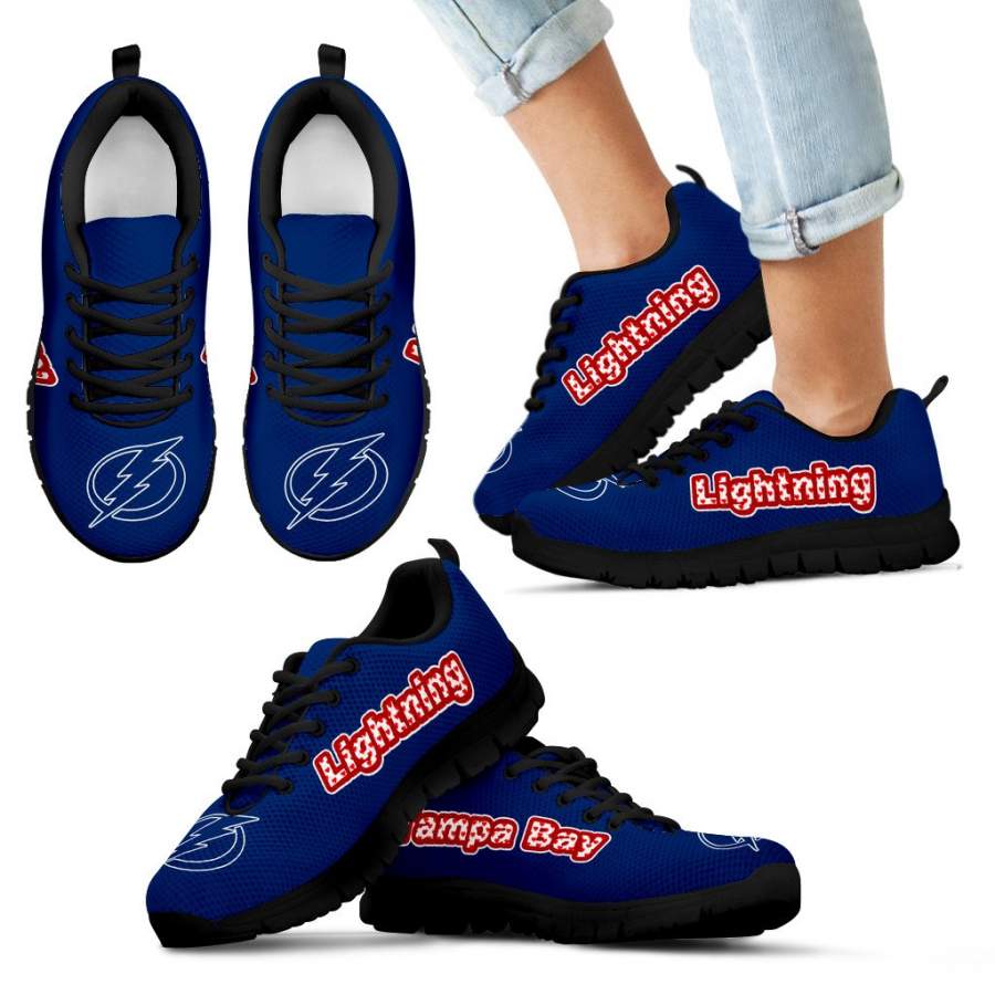 Magnificent Tampa Bay Lightning Amazing Logo Sneakers