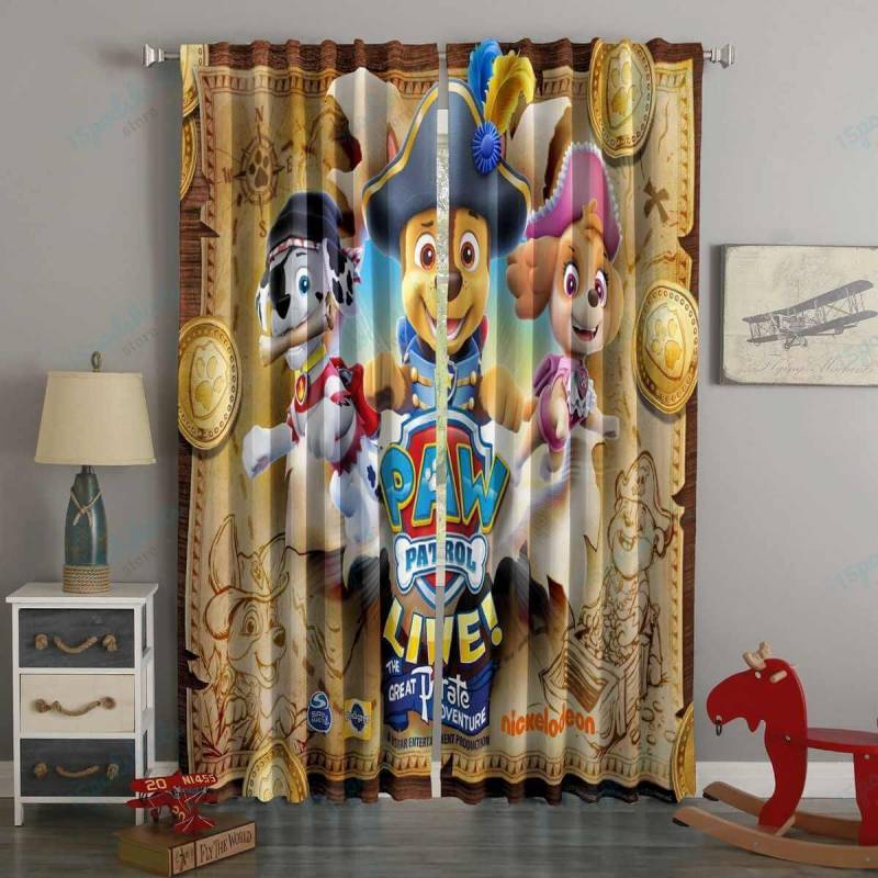 3D Printed PAW Patrol Style Custom Living Room Curtains