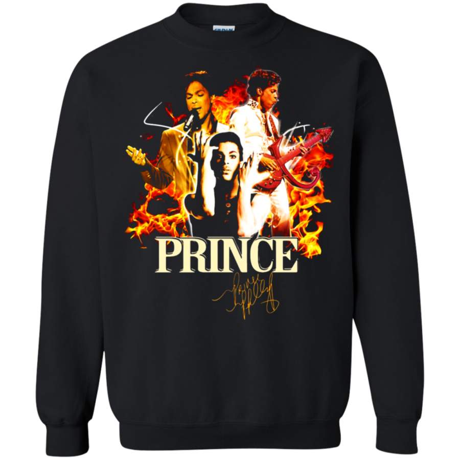 AGR Music Prince Singing Dancing Playing Instrument Sweatshirt