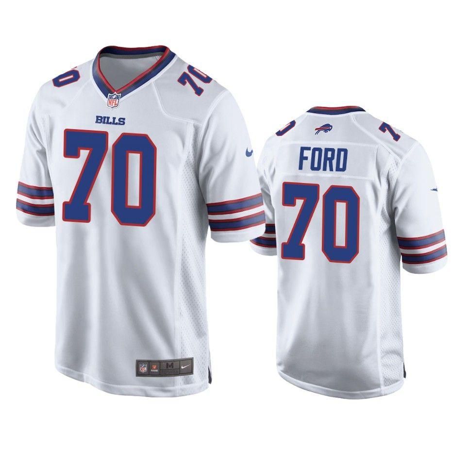 Buffalo Bills Cody Ford 2019 NFL Draft White Game Jersey