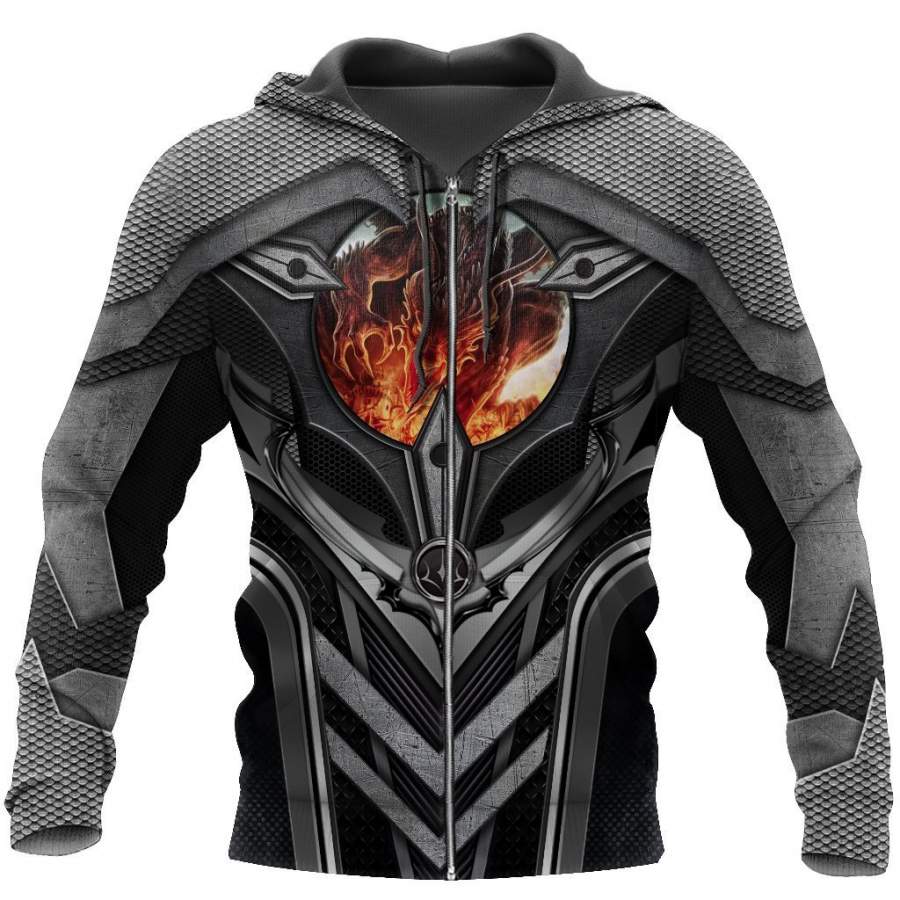 3D Tattoo and Dungeon Dragon Hoodie HAC101201