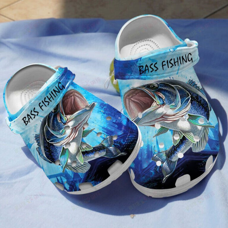 Amazing Bass Fish Shoes Clogs Gifts For Men Brother Husband