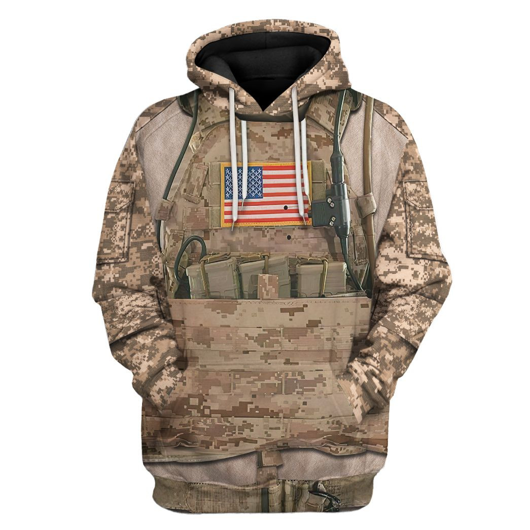 3D Navy Seal Uniform Custom Tshirt Hoodie Appreal