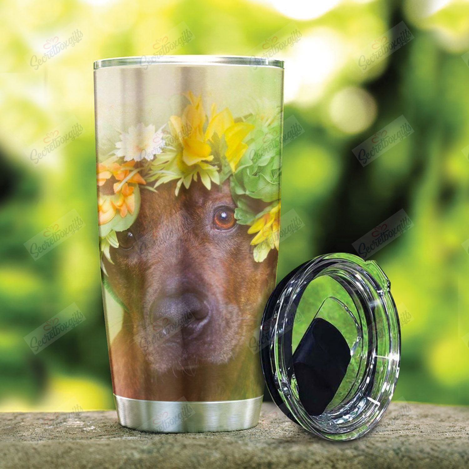 Pitbull Flower Nt0301023T Tumblers