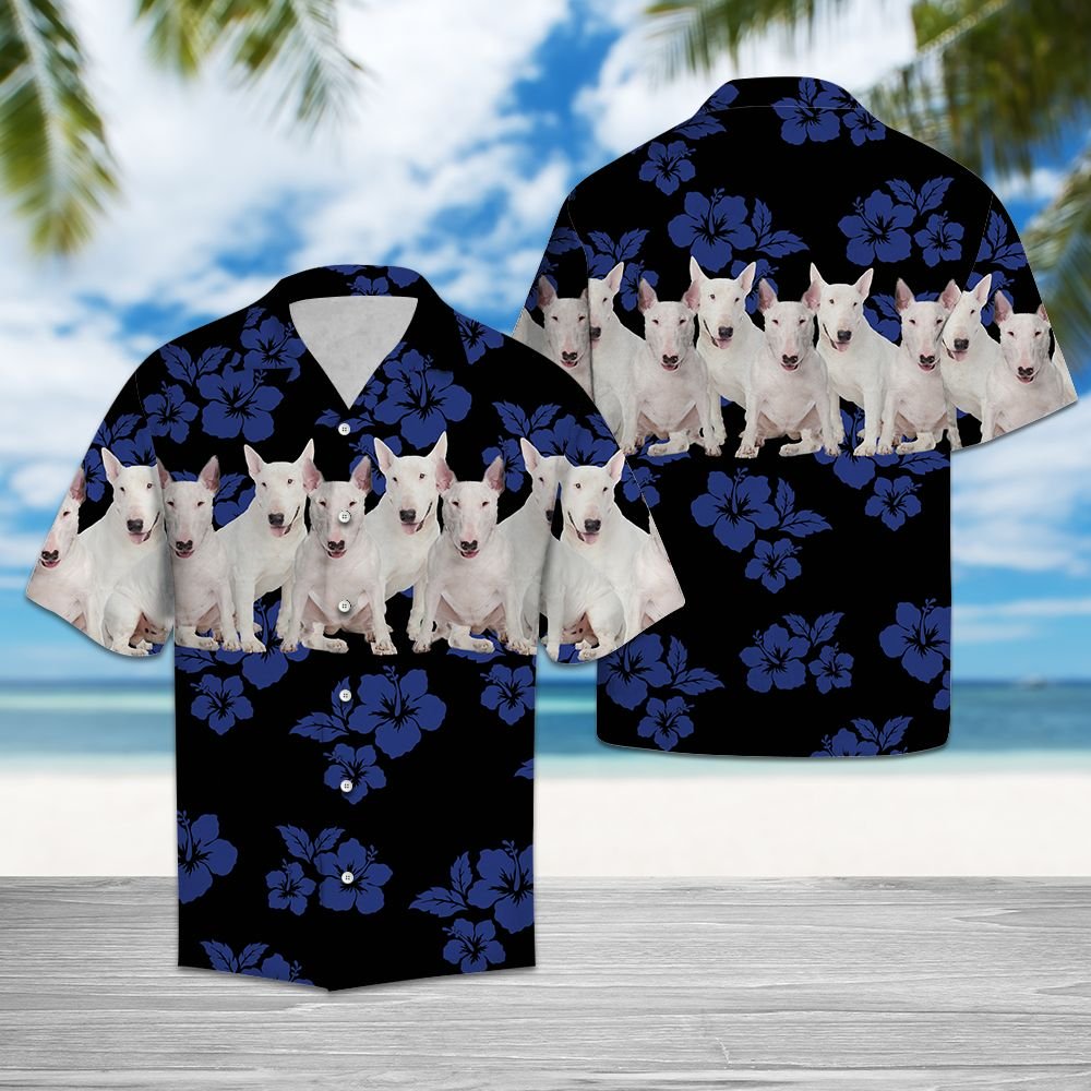 Awesome Bull Terrier Hawaii Shirt For Men And Women Ha87542