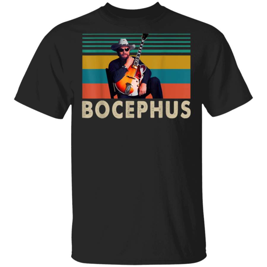 Bocephus Vintage Retro Hank Jr  Williams Funny Musician T-Shirt