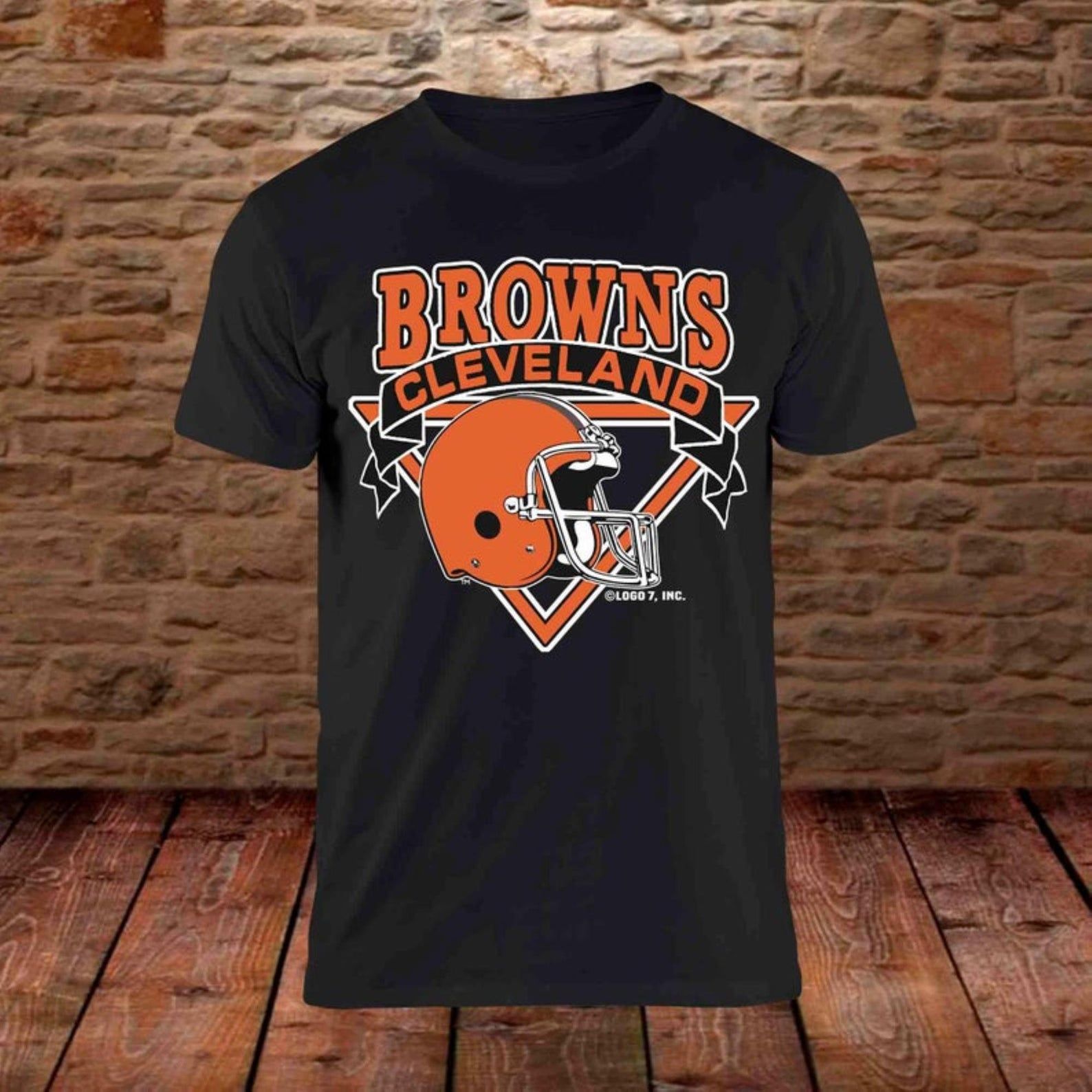 Vintage 1980S Cleveland Browns Logo 7 T-Shirt S-5 Cleveland Browns Football Shirt Cleveland Browns