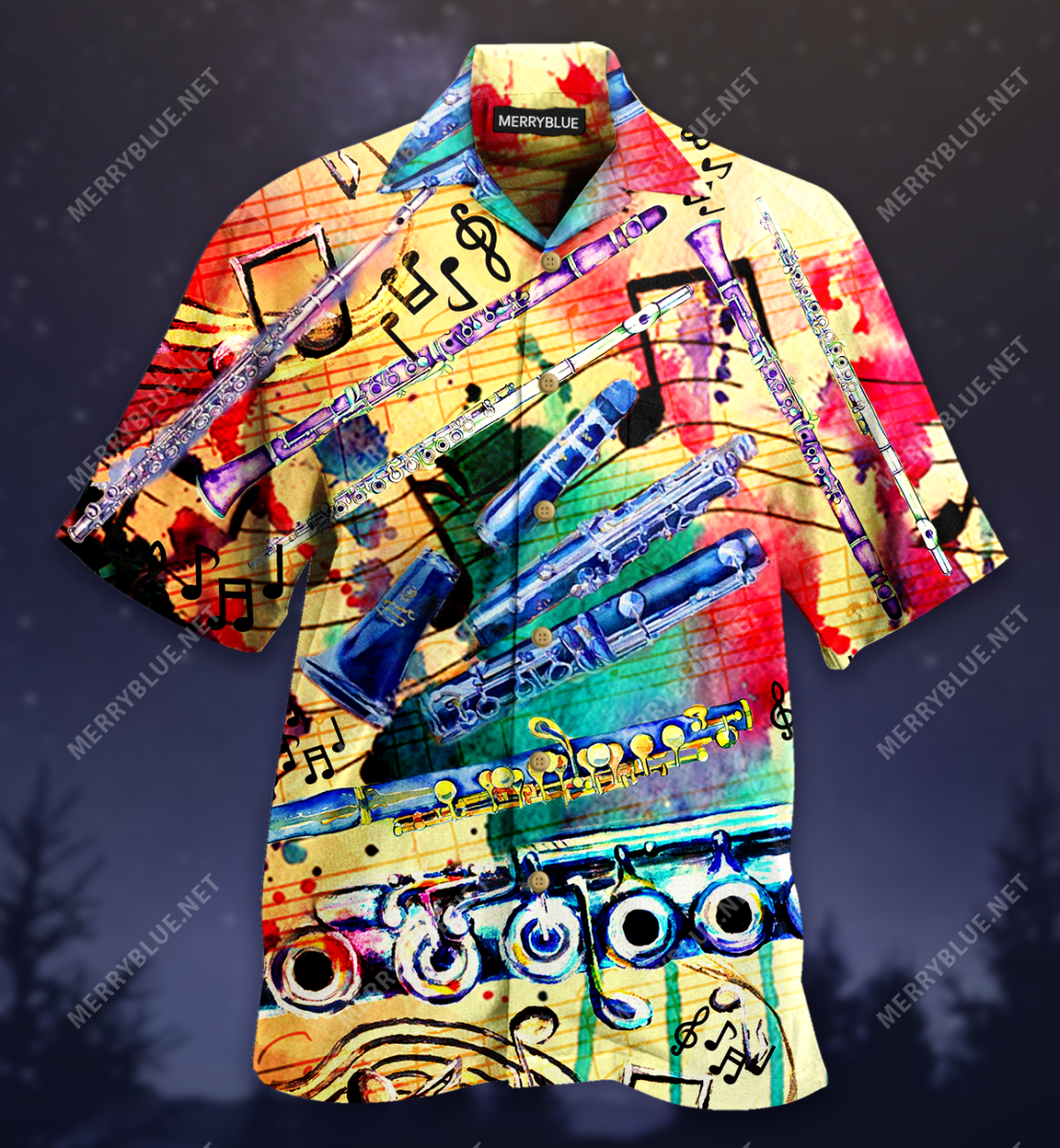 Life Is Like A Flute Unisex Hawaii Shirt Ha40098