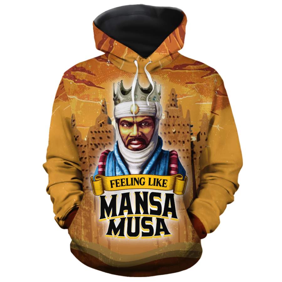 Feeling Like Mansa Musa All-Over Hoodie