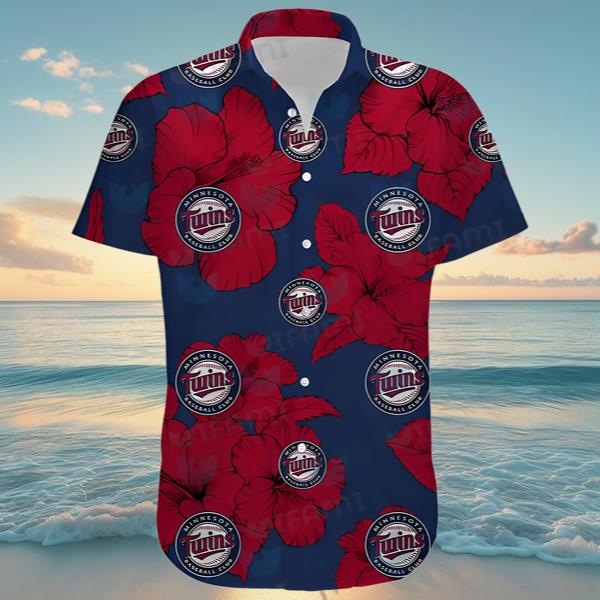 Minnesota Twins Hawaiian Shirt Floral For Woman