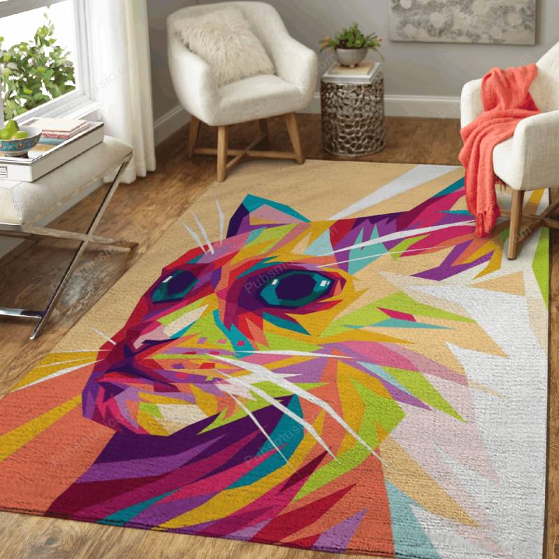 unique cat face – Animals Rug Mats – Carpet