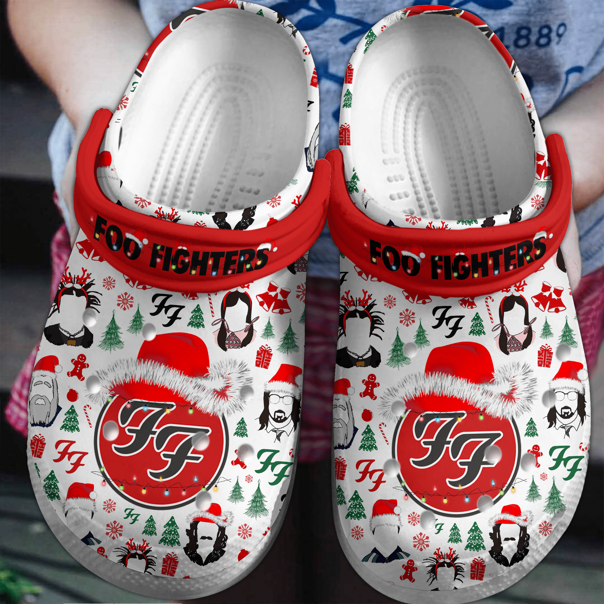 Foo Fighters Music Crocs Crocband Clogs Shoes Comfortable For Men Women and Kids 2