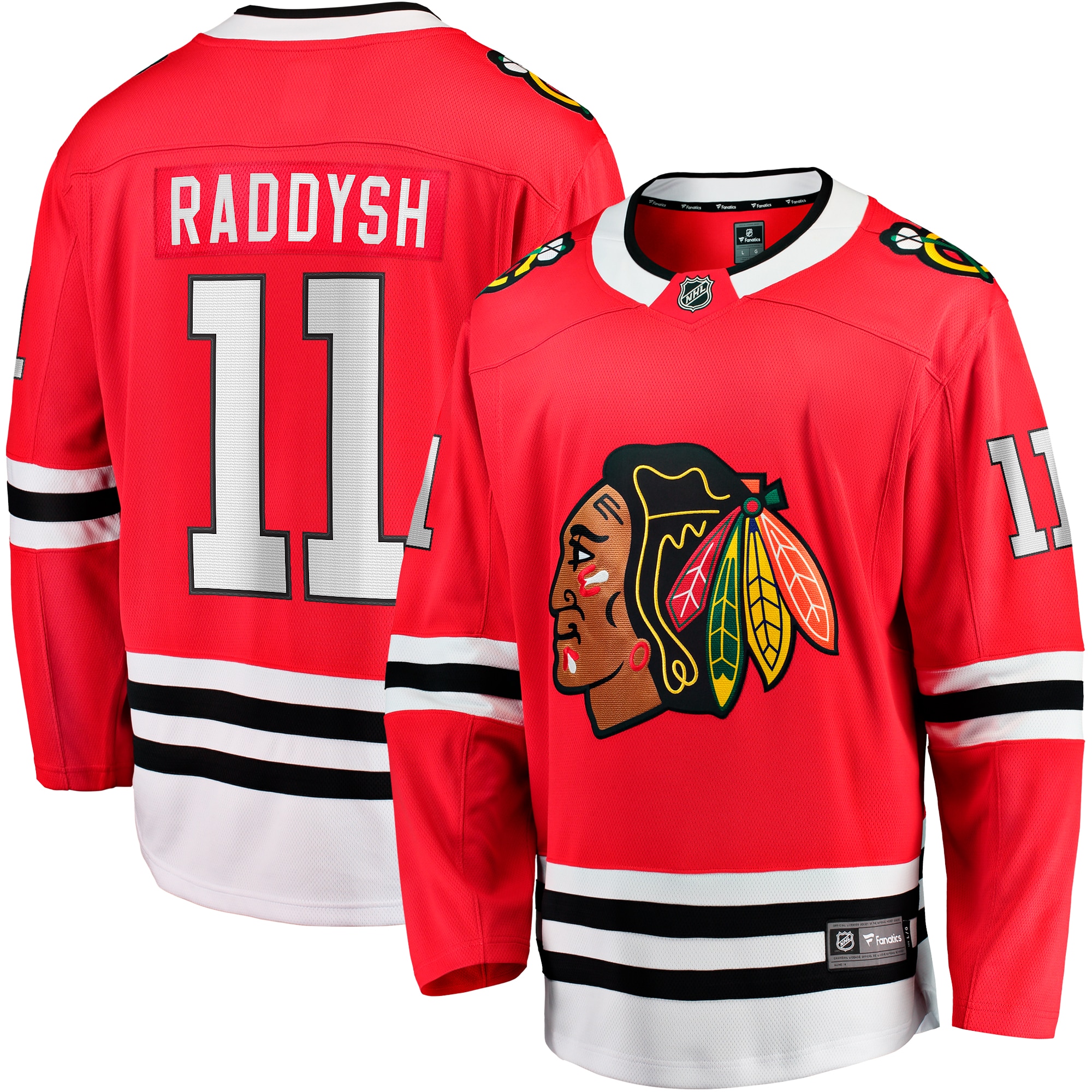 Taylor Raddysh Chicago Blackhawks Branded Home Breakaway Jersey – Red