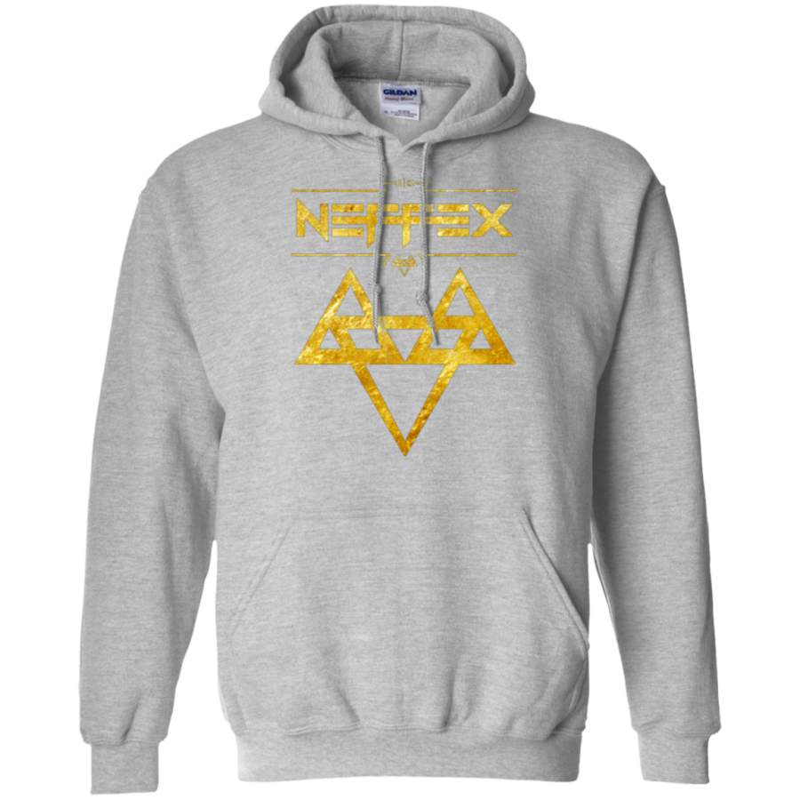 AGR Neffex logo gold limited edition Gildan Pullover Hoodie