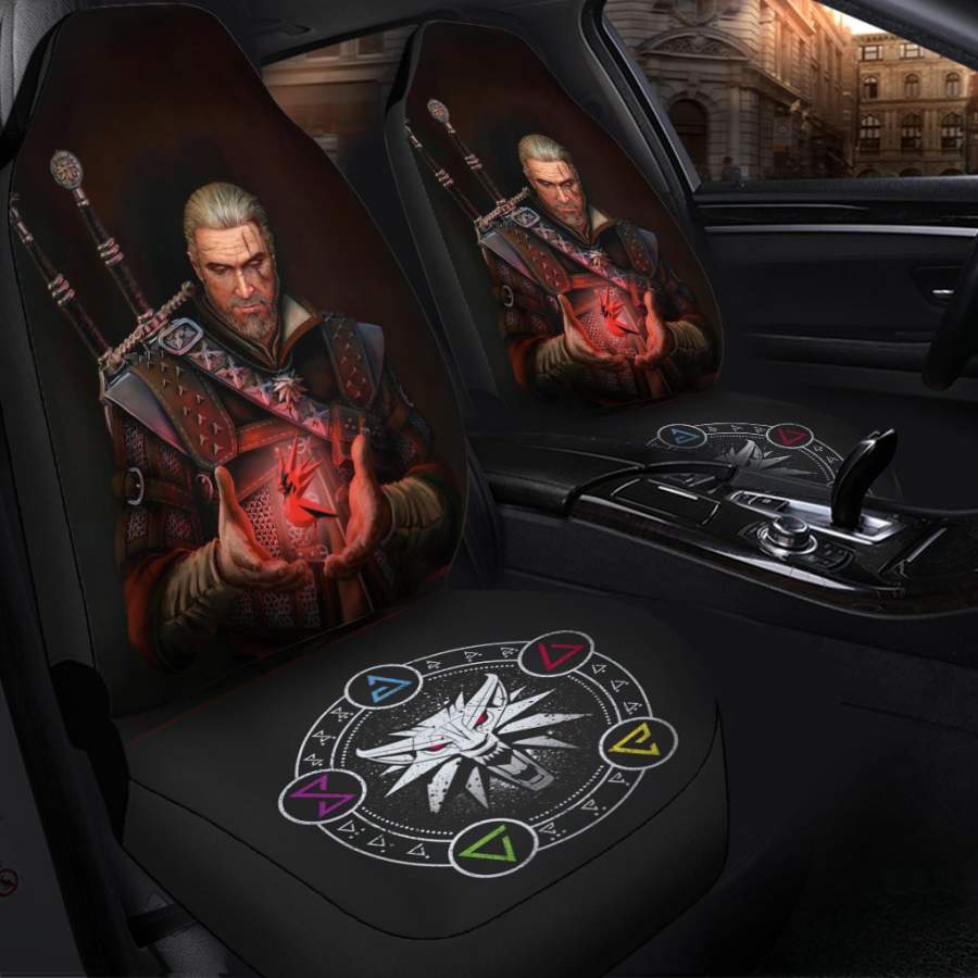 The Witcher Hunt Car Seat Covers