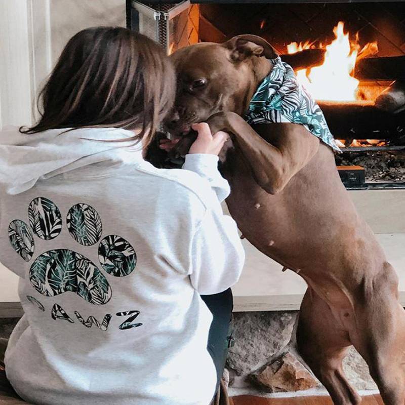 Ash Palm Paw Hoodie