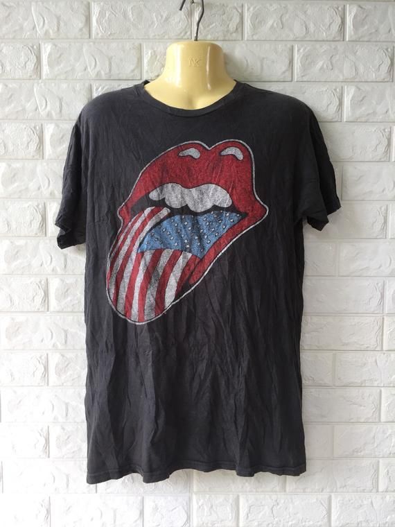 The Rolling Stones Shirt American Rock Band Rock N Roll Psychedelic Rockabilly Shirt