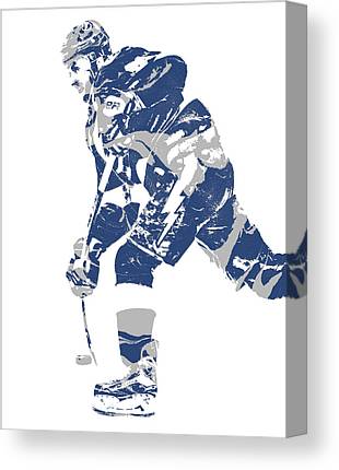 Steven Stamkos Tampa Bay Lightning Pixel Art 2 Joe Hamilton Canvas Print