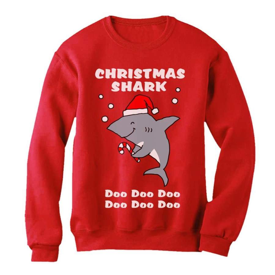 Christmas Shark Doo Doo Ugly Sweater Women Sweatshirt