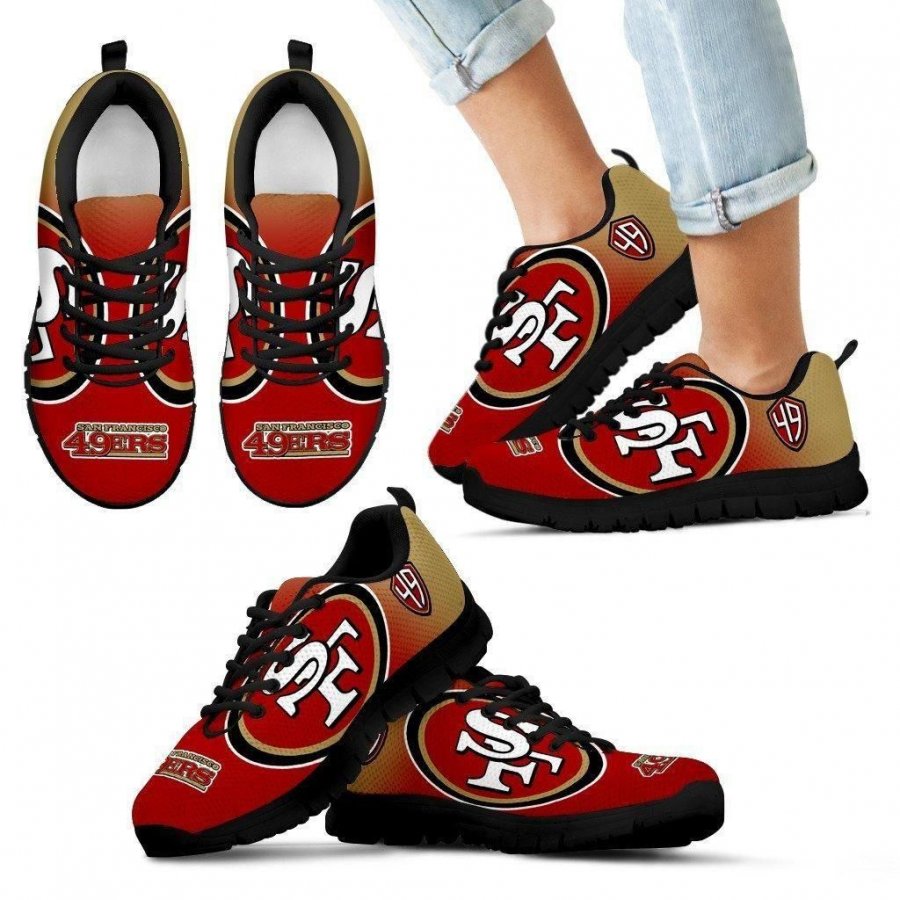 Colorful Unofficial San Francisco 49ers Sneakers #206