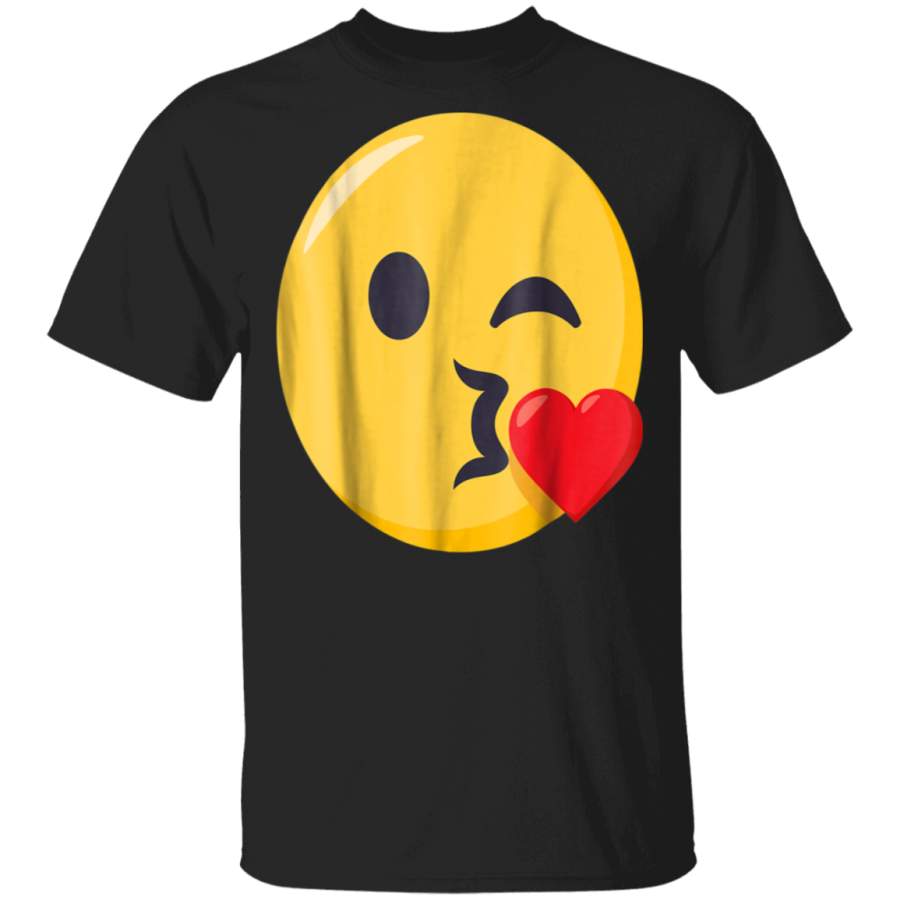 Emoji Winking Heart Kiss Face T-Shirt