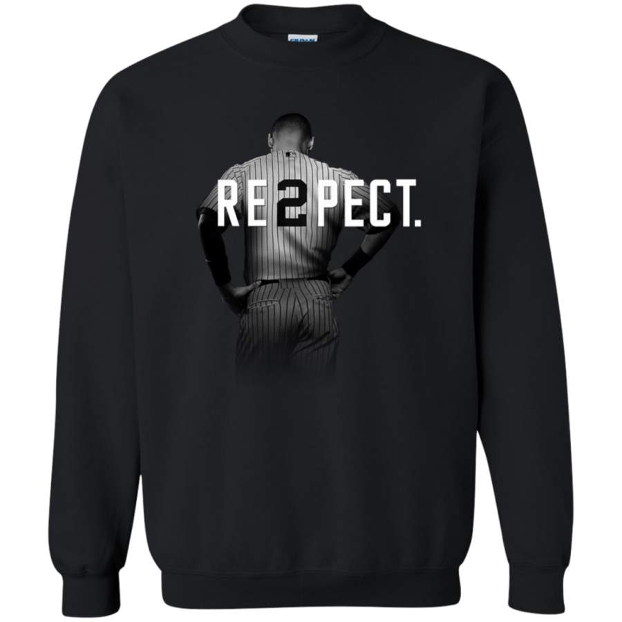 AGR Respect Derek Jeter Crewneck Pullover Sweatshirt