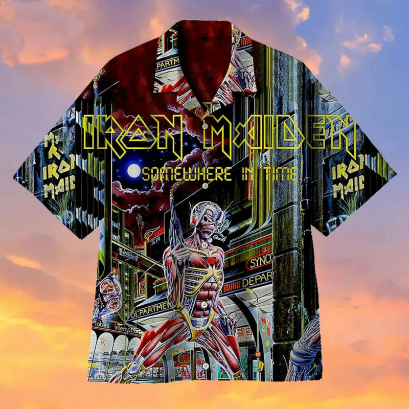 Iron Maiden Hawaii Casual Shirt 195 Ha108617