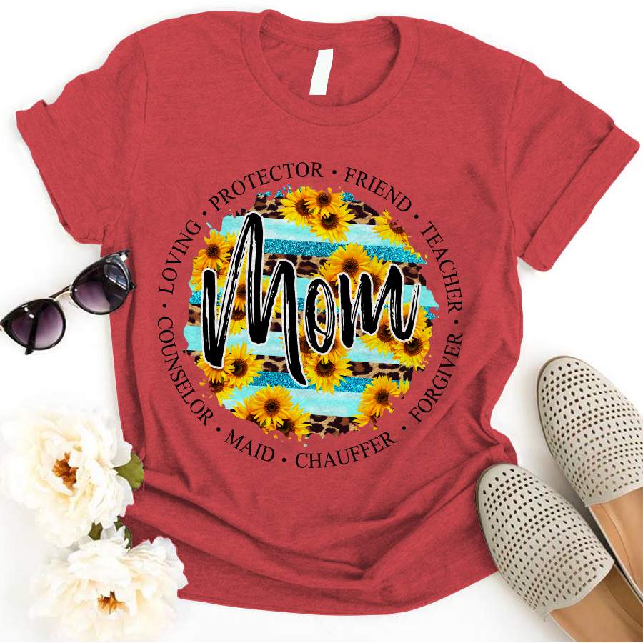 Personalized Mom- Loving Protector Friend Shirt