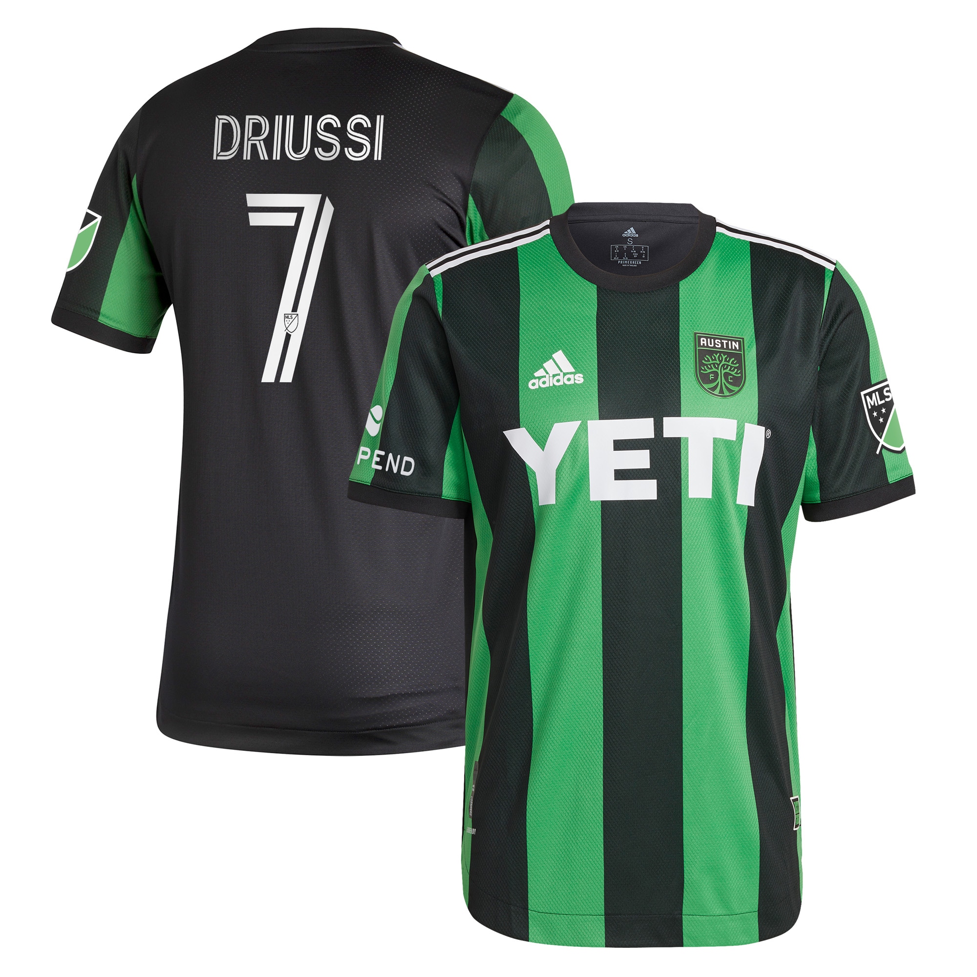 Sebastián Driussi Austin FC 2021 Primary Authentic Player Jersey – Black