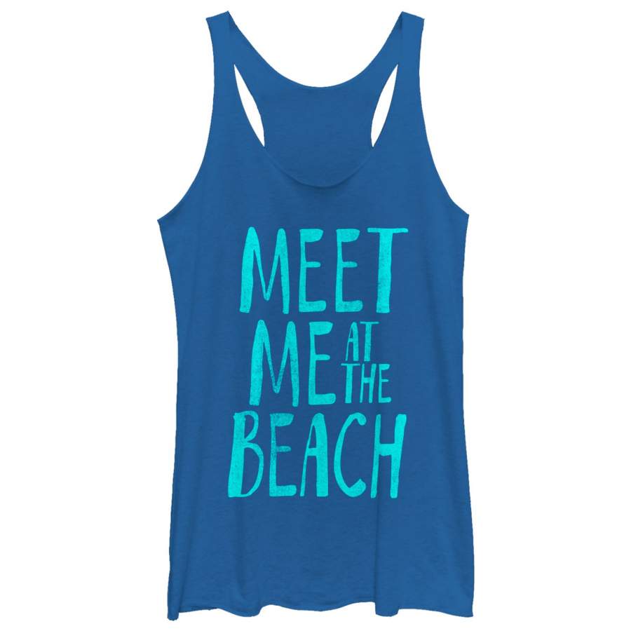 CHIN UP Women’s Meet Me at the Beach Racerback Tank Top