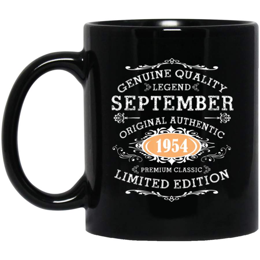 Vintage September 1954 Birthday Gift For 65 Yrs Old MB Coffee Mug