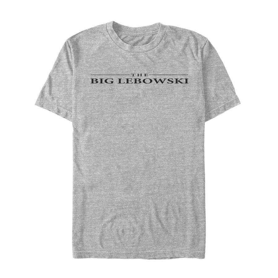 The Big Lebowski Men’s Classic Sleek Logo  T Shirt