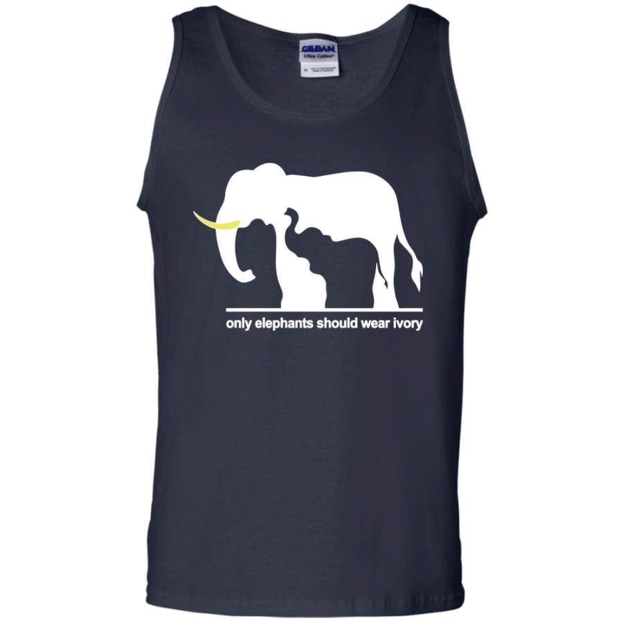 Only Elephants Should Wear Ivory – Men,women tank top – Teeever