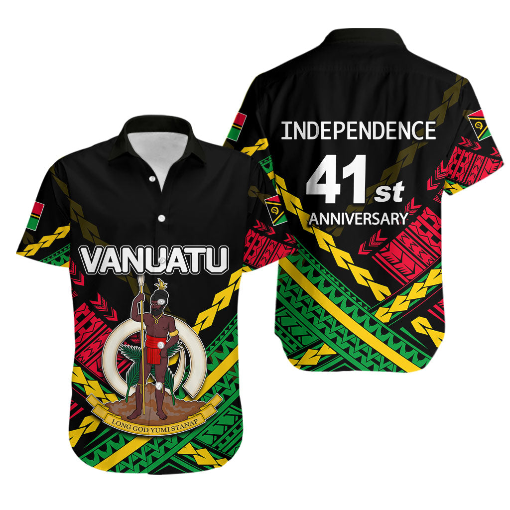 Vanuatu Hawaiian Shirt Independence Day Polynesian Style No.2  Lt6