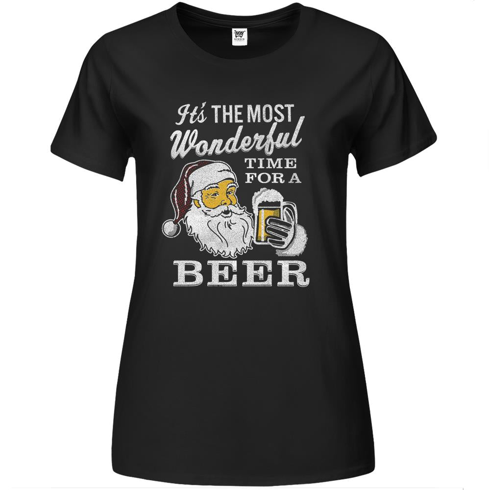 It’S The Most Wonderful Time For A Beer Men’S, Beer Lovers Tee Premium Womens T Shirts