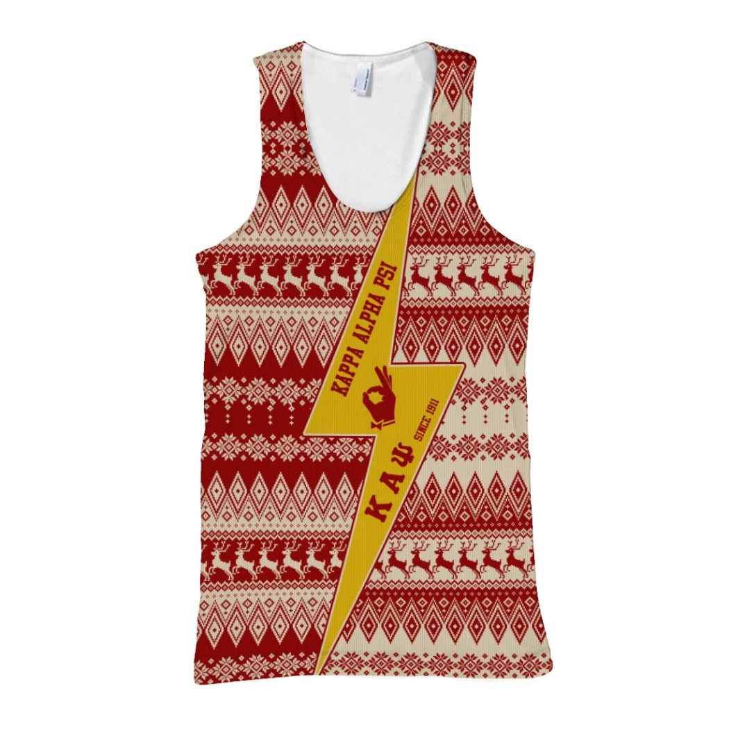 Getteestore Tank Top – Kappa Alpha Psi Thunder Christmas Tank Top A31