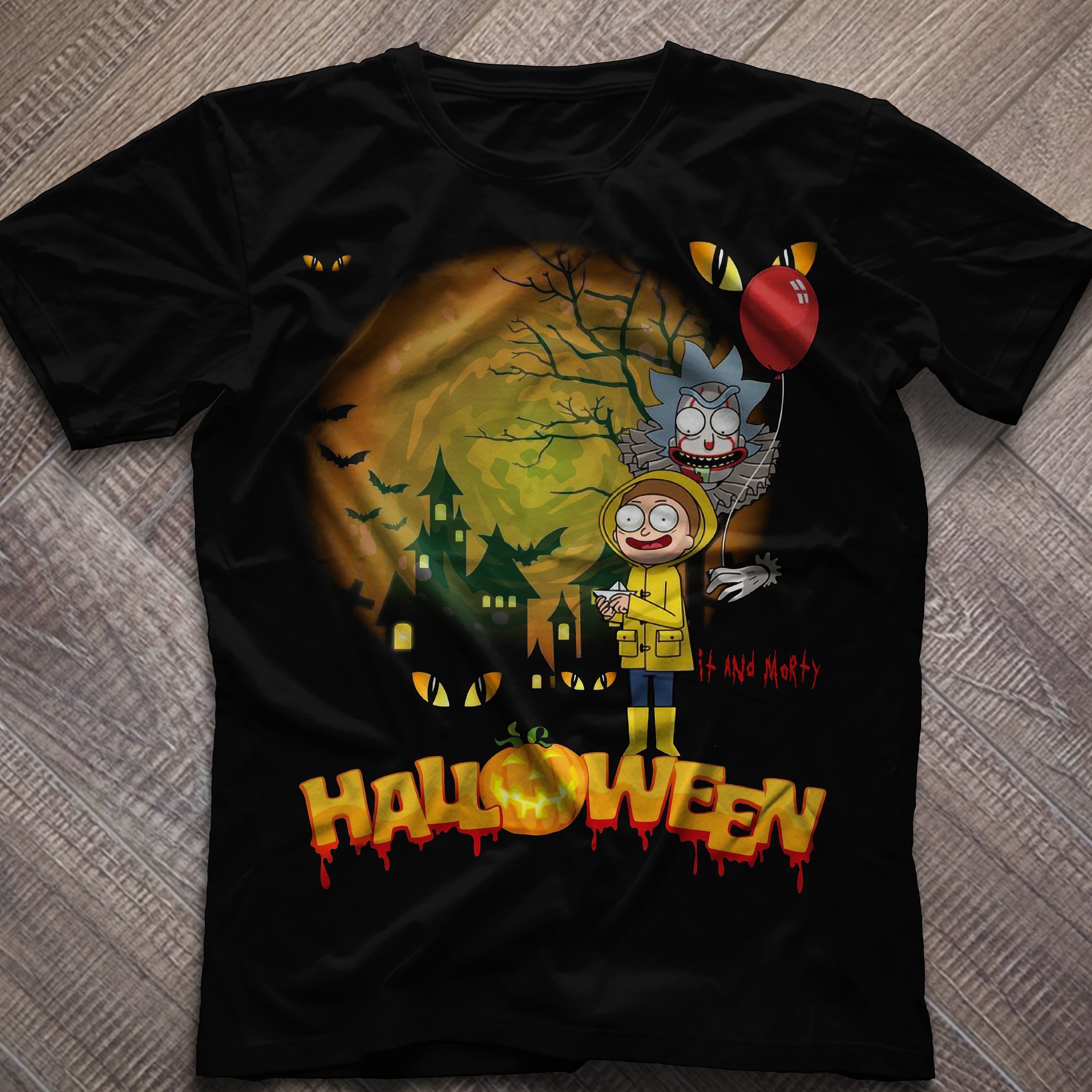 Baeelly™Halloween It And Morty T-Shirt – Lv238