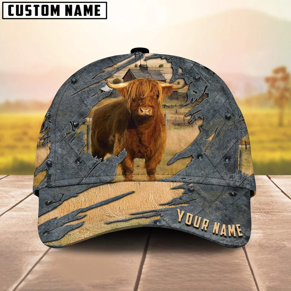 Coolspod Highland Cap Hat, Custom Farm Cap Hat, Baseball Hat For Farmer