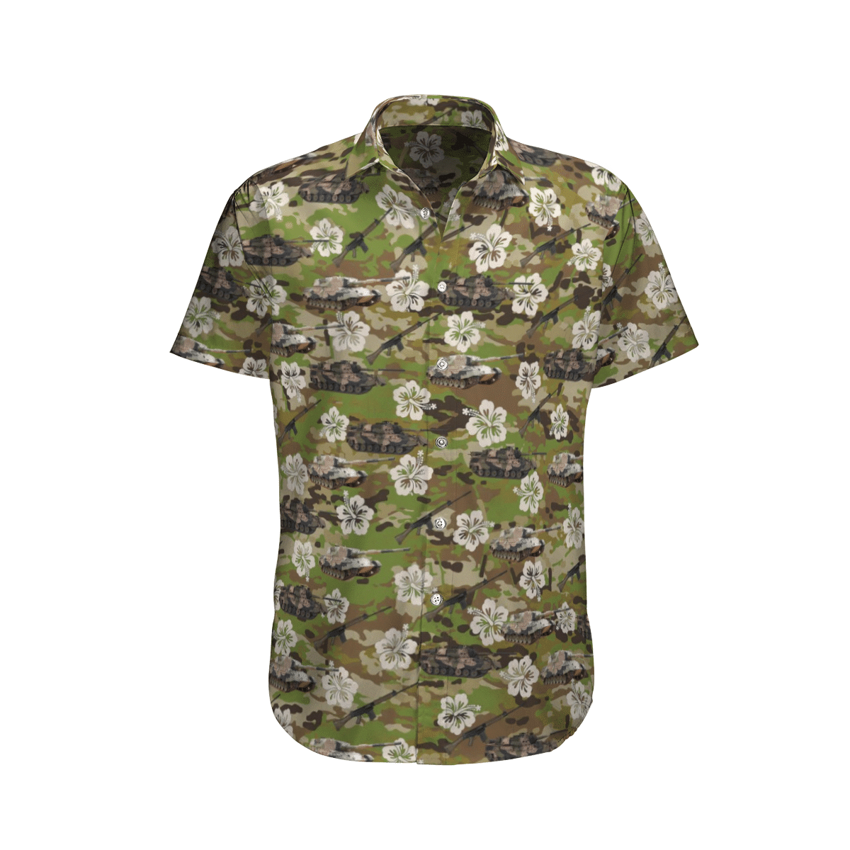 Leopard Australian Army Green Unique Design Unisex Hawaii Shirt For Men And Women Ha48933