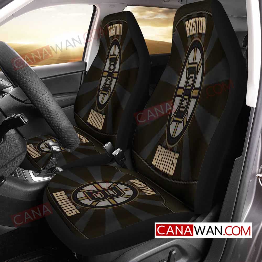 Boston Bruins Style160 3D Customized Personalized Car Seat Cover