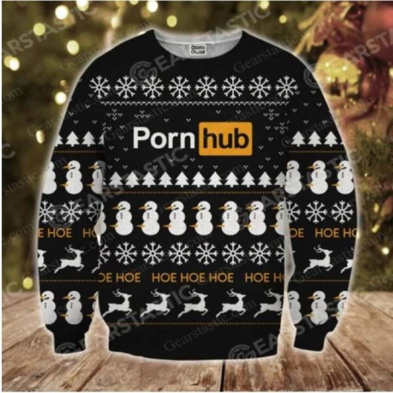 Pornhub over print 3d sweater- LIMITED BBS