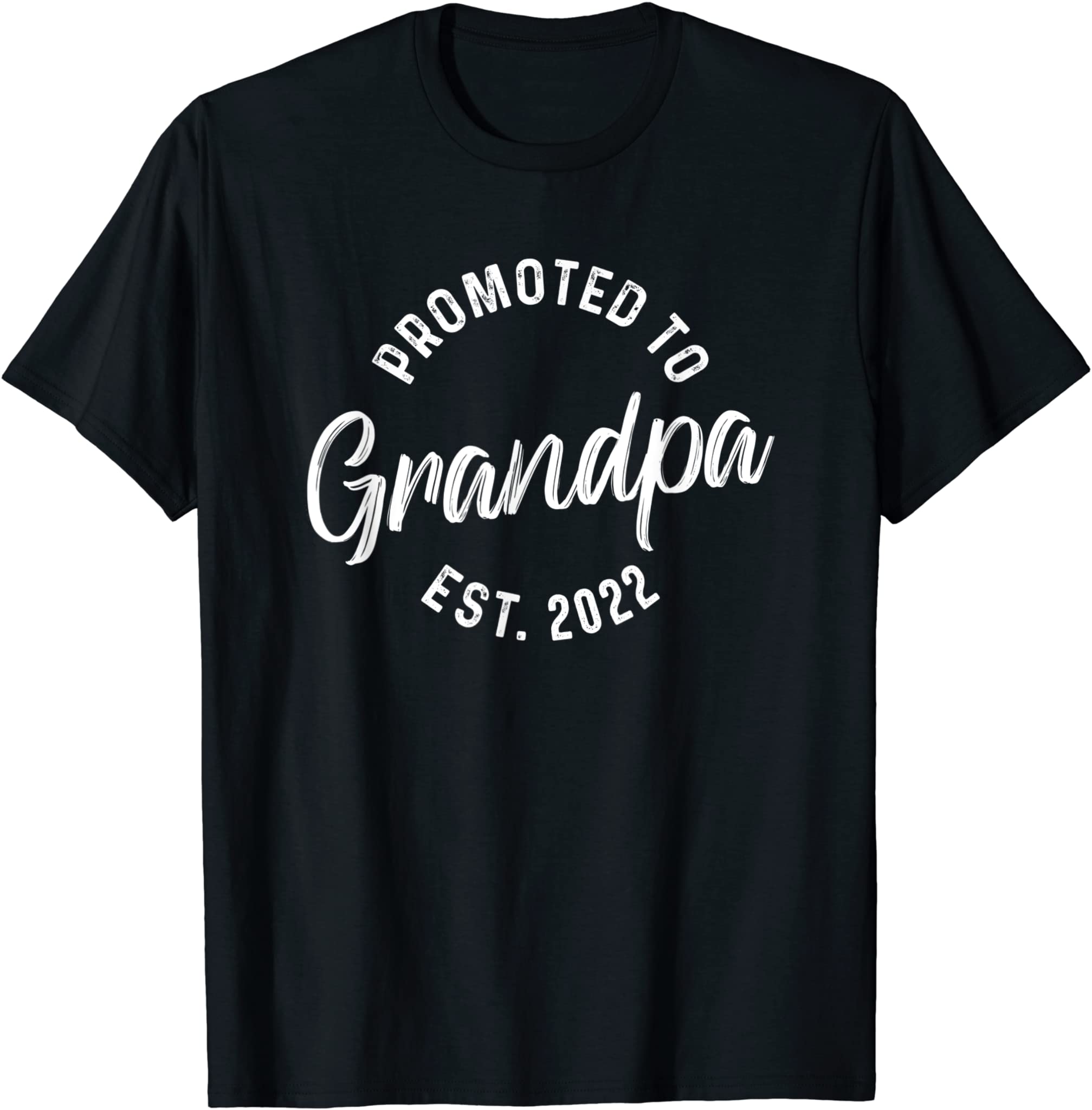 Promoted To Grandpa 2022 Shirt Pregnancy Best Grandpa 2022 T-Shirt