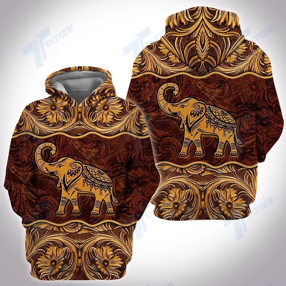 Leather wild animal elephant 3D All Over Printed Shirt, Sweatshirt, Hoodie, Bomber Jacket Size S – 5XL