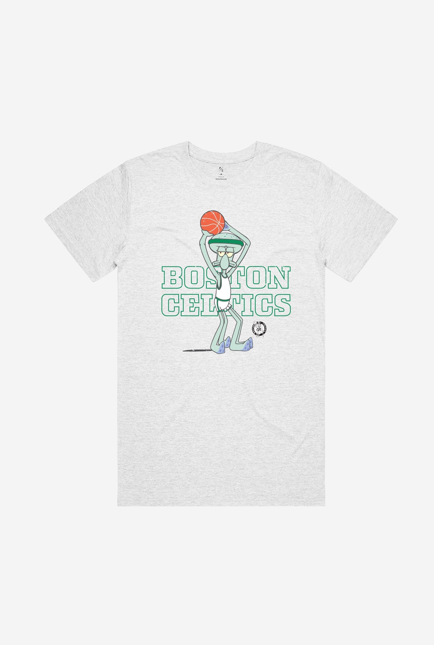 Boston Celtics Squidward T-Shirt – Ash