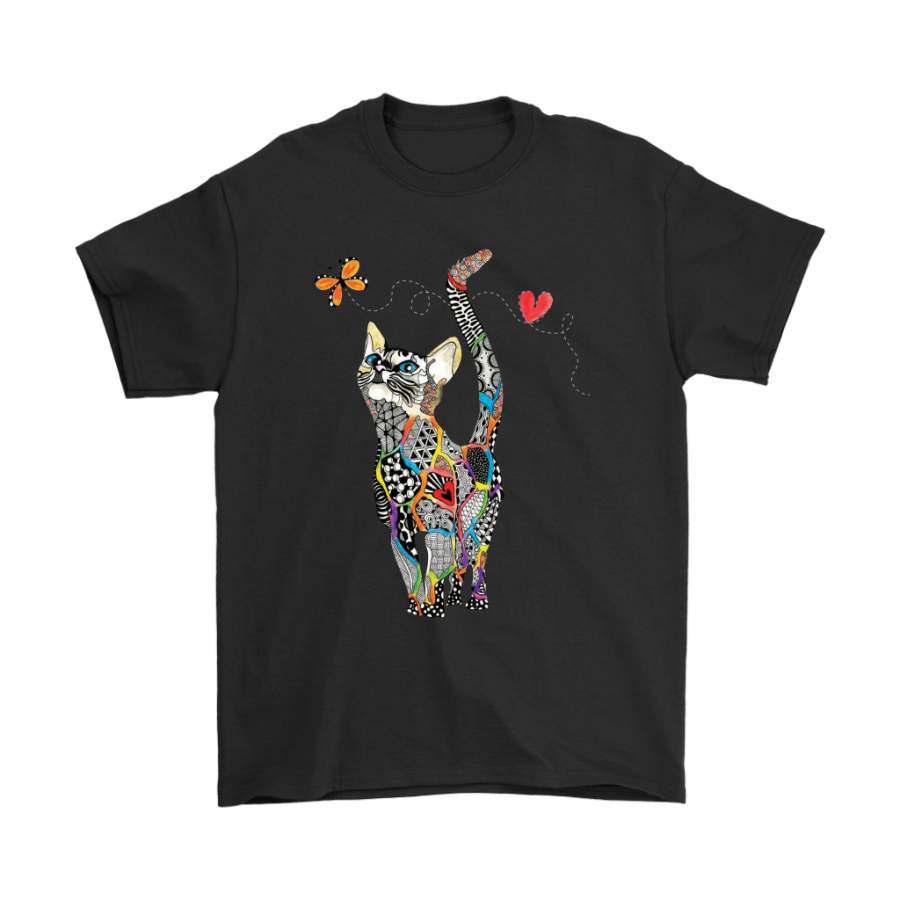 Rainbow Kitten Vector Art Cat Shirts