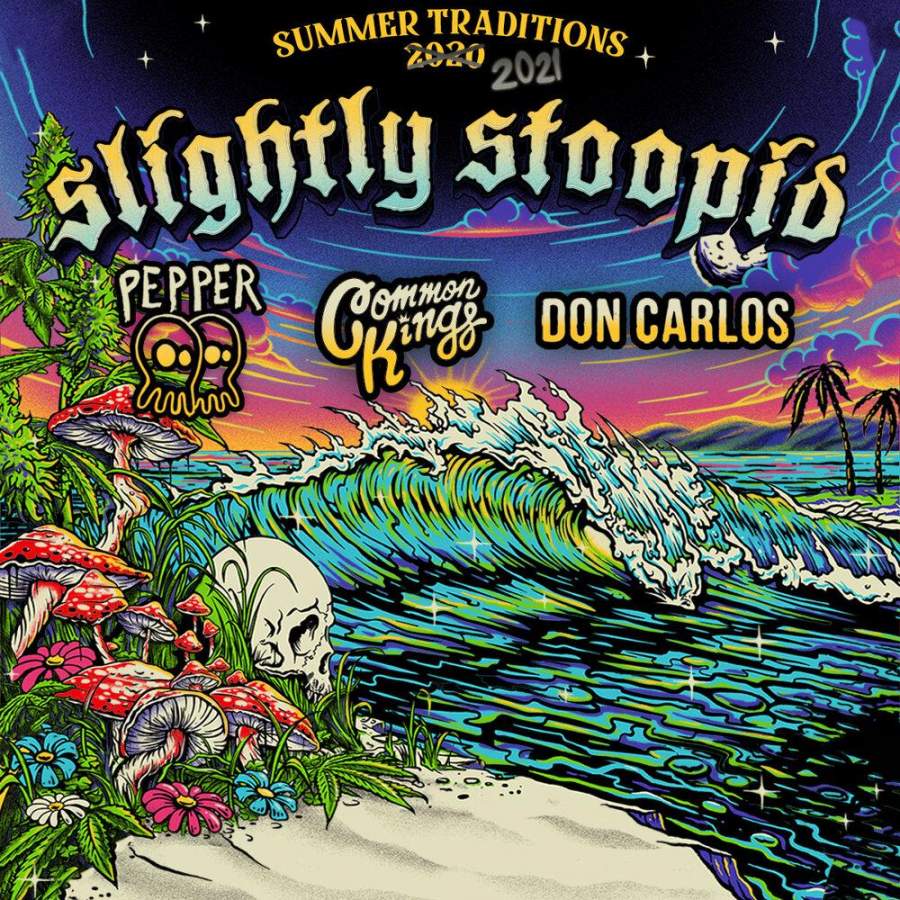 Slightly Stoopid Summer Traditions Tour Poster Wooden 1000 Piece Jigsaw