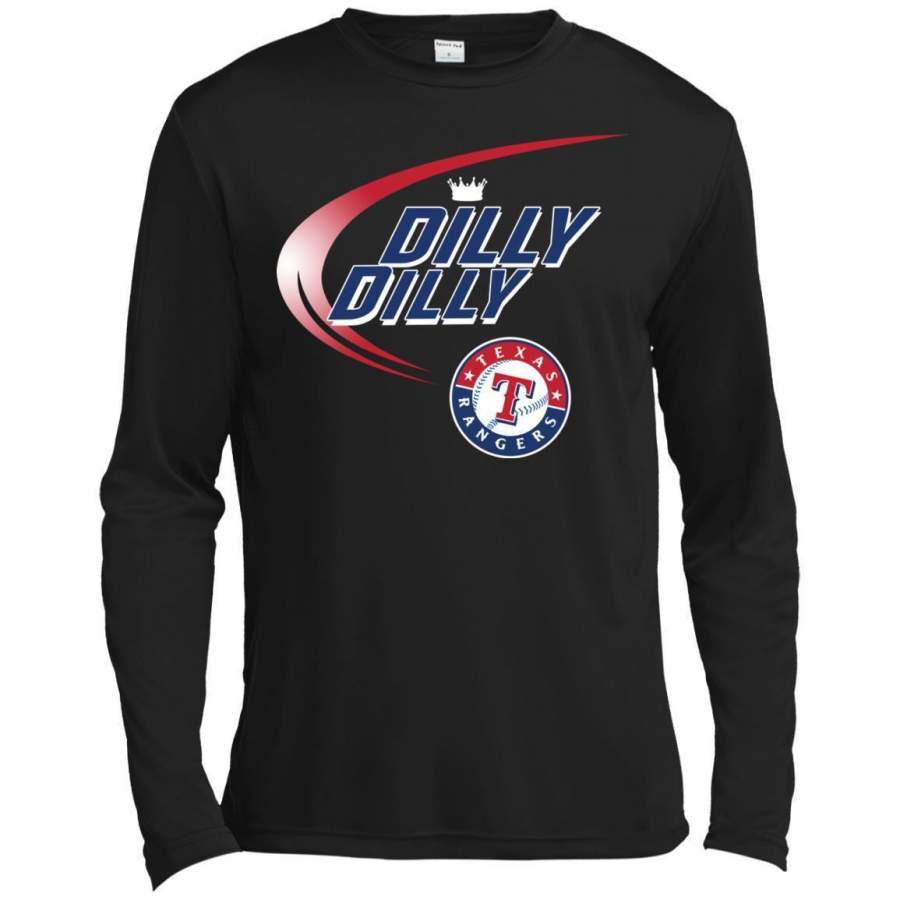 AGR Dilly Dilly Texas Rangers Sport Premium Long Sleeve T-shirt