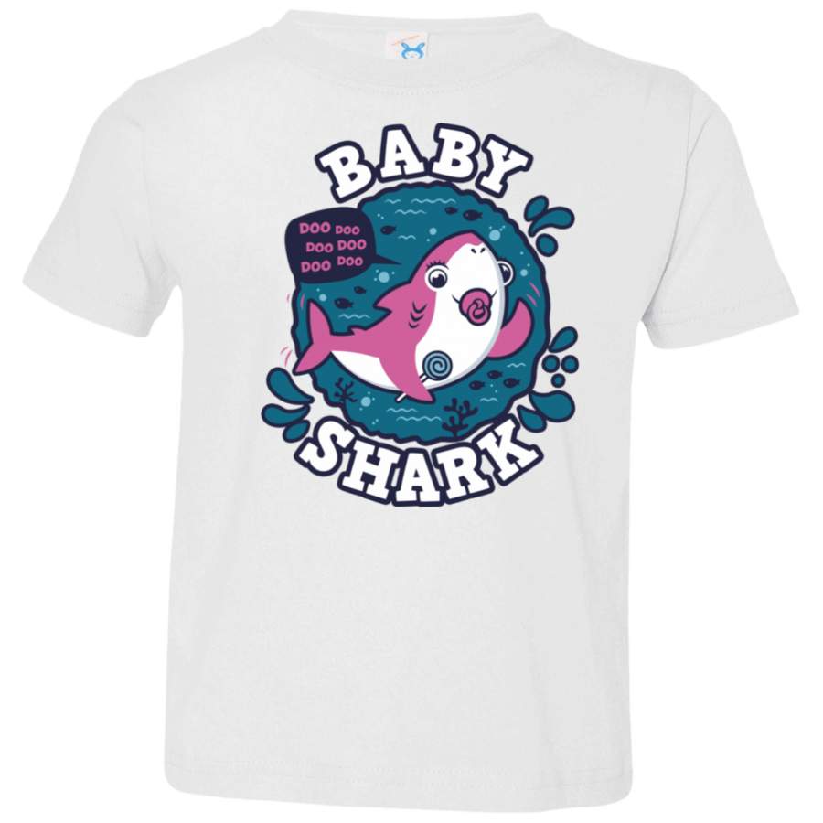 Shark Family trazo – Baby Girl chupete Toddler Premium T-Shirt